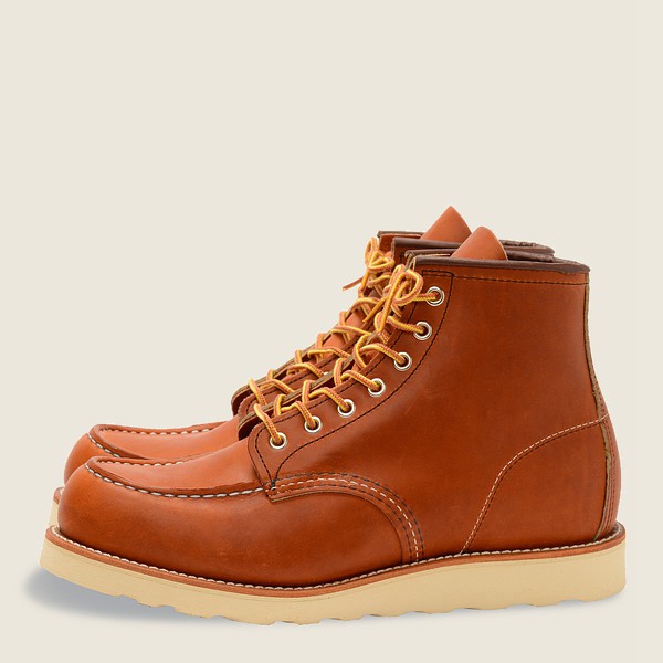 Red Wing Heritage Boots Classic Moc – 6-Inch Legacy Læder - Brune - Herre 8530-FZVCM